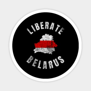 LIBERATE BELARUS PROTEST DISTRESSED Magnet